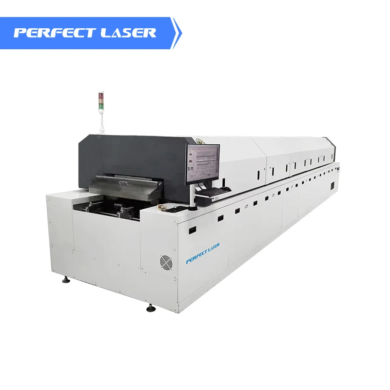 Perfect Laser  High-Precision Fast Speed Full Automatic PCB Process SMT Lead Free Nitrogen Vacuum Reflow Oven Soldering Machine