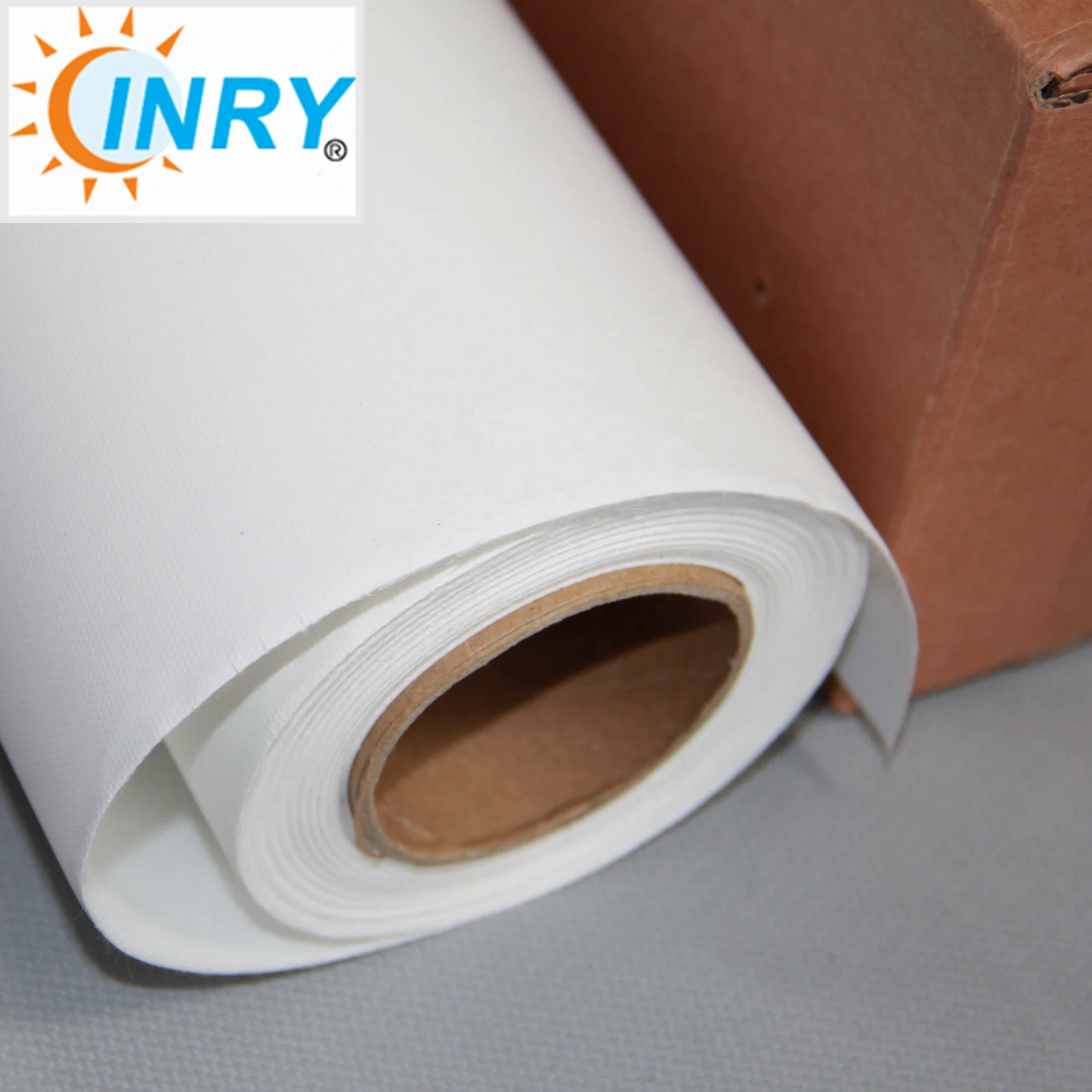 300gsm Polyester Inkjet Canvas Roll White Matte Canvas Paper For Giclee Printing
