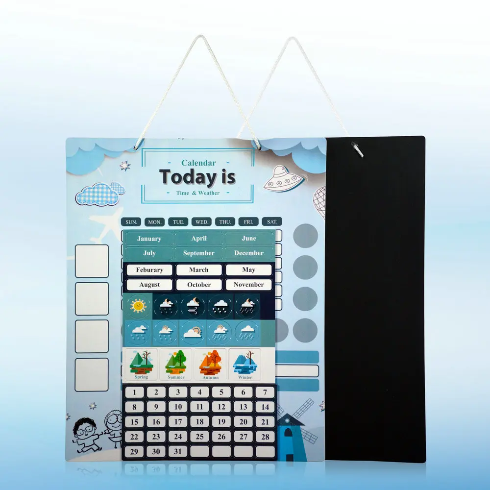 My Weather Calendar Learning About Today Magnetic Chart for Kids Monthly Calendar