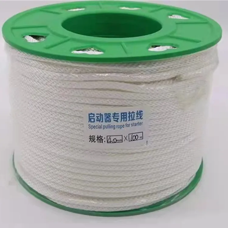 Nylon White Pull Starter Recoil Start Cord Rope 3mm 4mm 5mm 6mm Starter Pull Rope For Recoil Starter