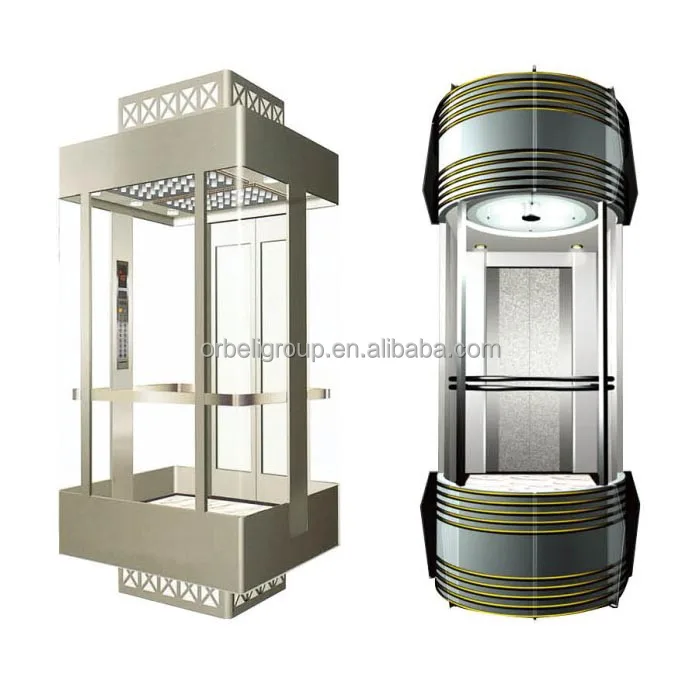 Cheap Price Sightseeing Passenger Elevator Round Glass Panoramic Elevator