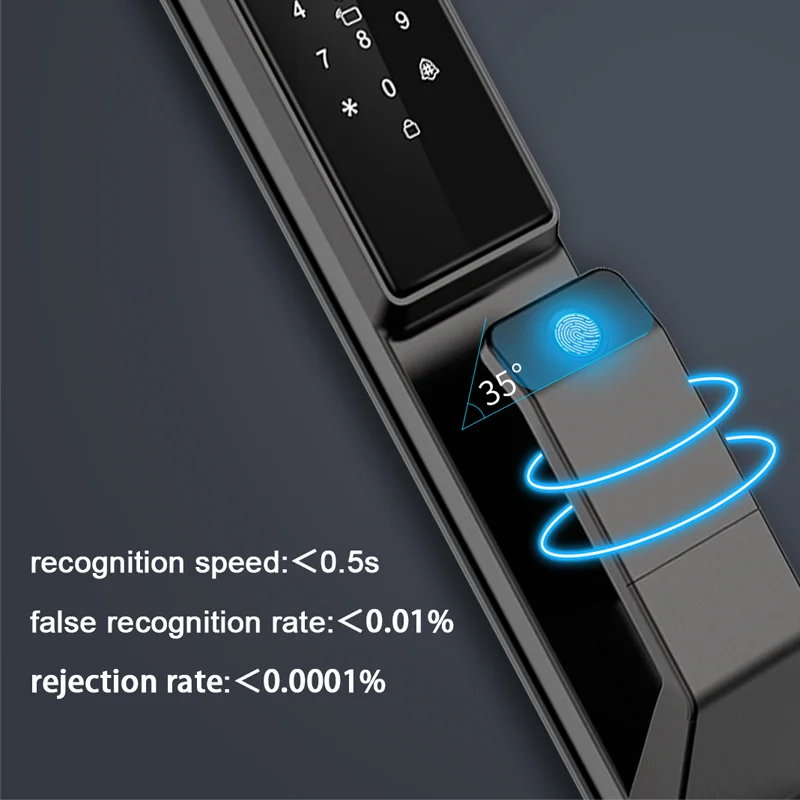 X6DL Smart Door Lock With Voice Intercom Wifi Tuya APP Fully Automatic HD Cat Eye Fingerprint Face Electronic Door Lock