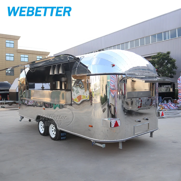 WEBETTER Catering Remorque Foodtruck Mobile Pizza Fast Food Trailer Coffee Shop Food Truck Food caravan With Kitchen for Sale