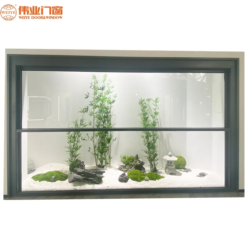 Large Balcony Electric aluminum windows Automatic sliding for Apartment