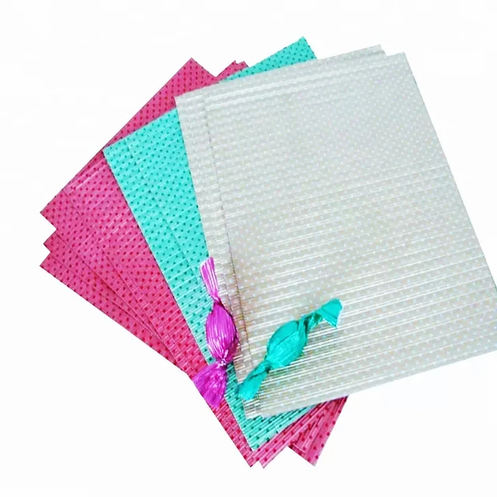 Embossed and printed corrugated chocolate wrap aluminum foil for chocolate packaging