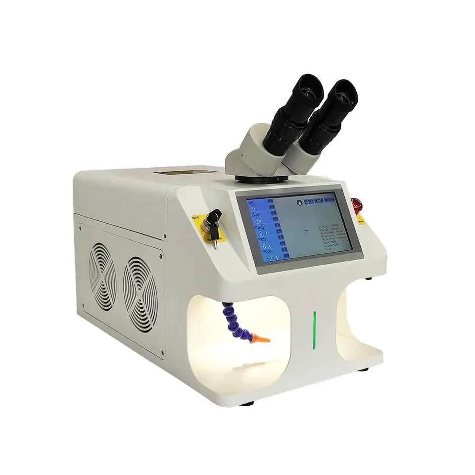100w Small Types Yag Laser Welder Series Jewelry Laser Welding Machine For Sliver Gold