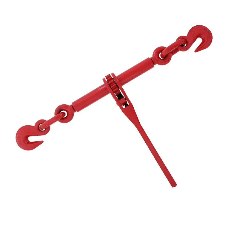 best 5/16'-3/8'  harbor freight heavy duty Red ratchet type load binders