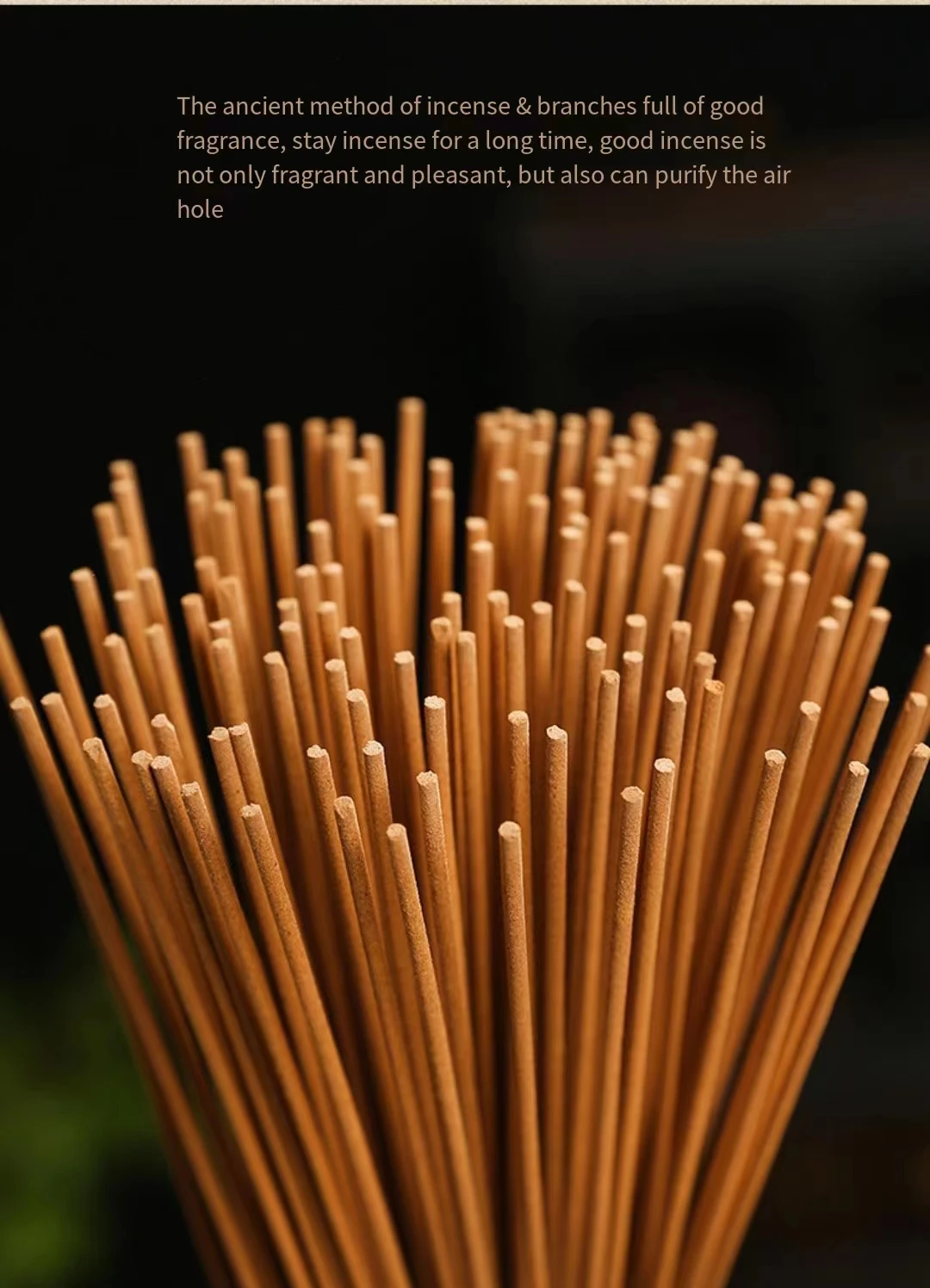 Goose pear tent Natural sandalwood fragrance Joss stick Buddhist fragrance offer joss sticks household Deodorized incense