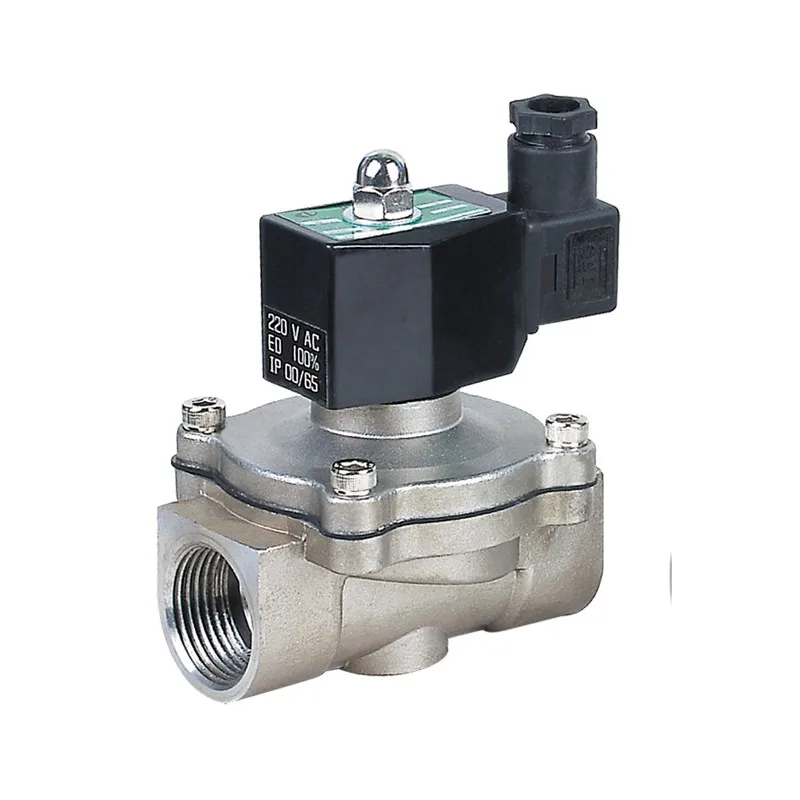 Ningbo Kailing 2WB  2way fluid keeping solenoid with stainless steel body water-proof valves