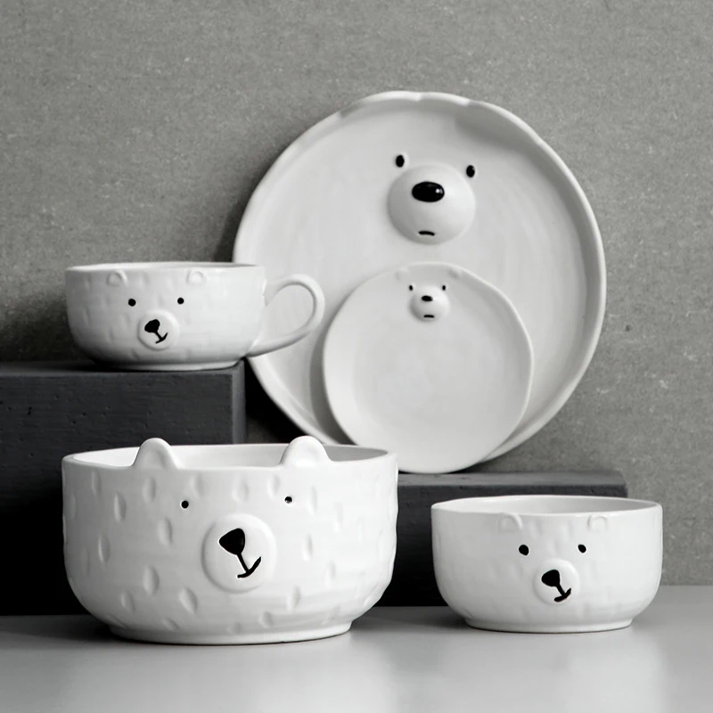 2022 New Design Dinnerware Plates and Bowl Tableware Sets Restaurant Hotel Home Crockery Porcelain Dinner Set