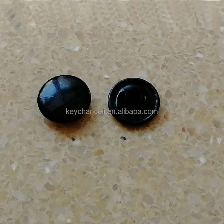 customized silver nickel black paint document folder fastener round head metal rivet