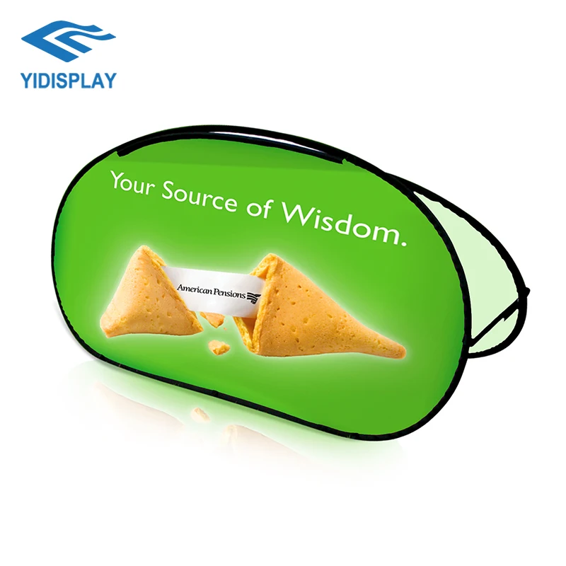 The Best Plastic Advertising Exhibit Wall Horizontal And Vertical Flying Banner Stand