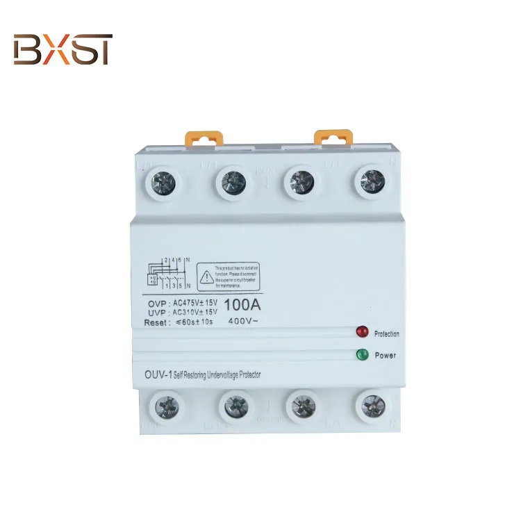  BX-V002-100A трехфазный над и под DIN rail Тип автоматический стабилизатор напряжения протектор