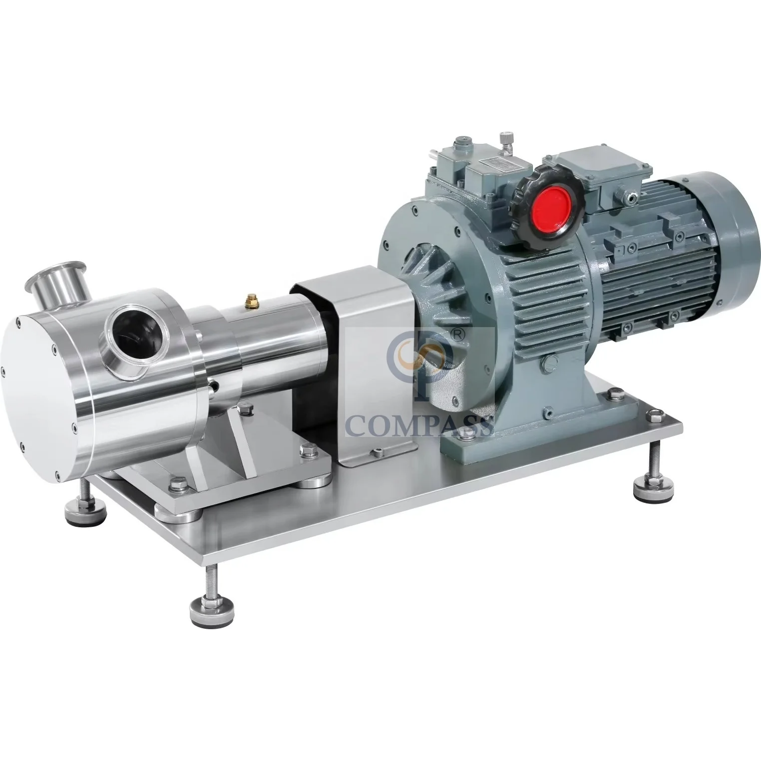 2HP SS304 SS316L Sanitary Stainless Steel Gear Constant Speed Ratio Sine Impeller Pump