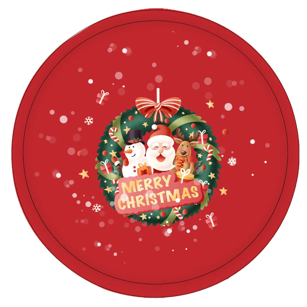 New Arrival Christmas Tree Skirt 90cm Santa Claus ManyPattern Choice Christmas Tree Ornaments Christmas Decoration Supplies