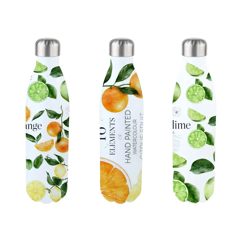 Prostar Custom Double Wall Vacuum Bottle Stainless Steel Thermos Flask Sublimation Water Bottle