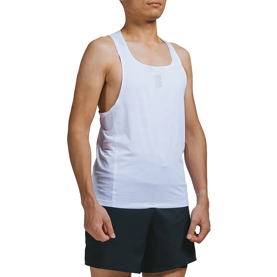 Monton Man Lightweight Laser cut Seamless Field Singlet Running Marathon Tank