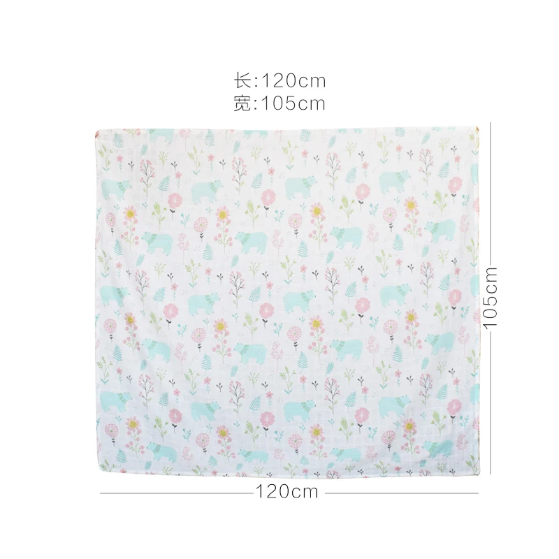 50 pcs Gauze quilt Cotton muslin swaddle blanket baby muslin wraps patchwork quilt baby baby quilt bedding set