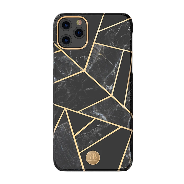 
Kingxbar Case For iPhone 11 12 PC Water transfer Phone Case Shockproof Protect Cover 2021 for iPhone X Xr Xs 7 8 pro max 