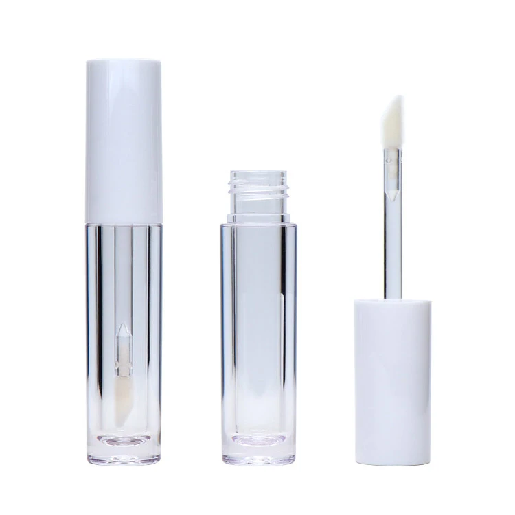 Wholesale cosmetics packaging materials high-grade milk white lip glaze lip gloss tube empty container
