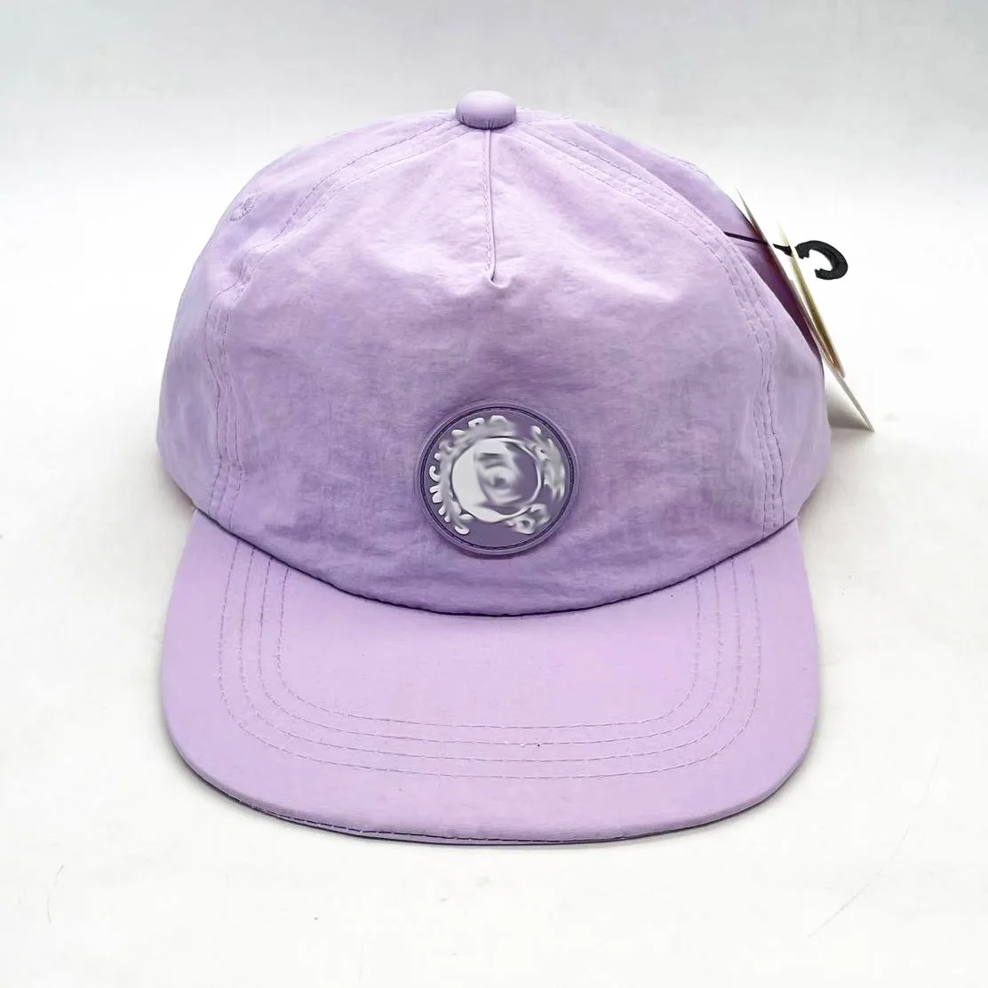 5 Panel A Frame running cap Custom logo Nylon Quick drying Waterproof Kids Size Snapback Hats Unstructured Nylon 5 Panel Cap