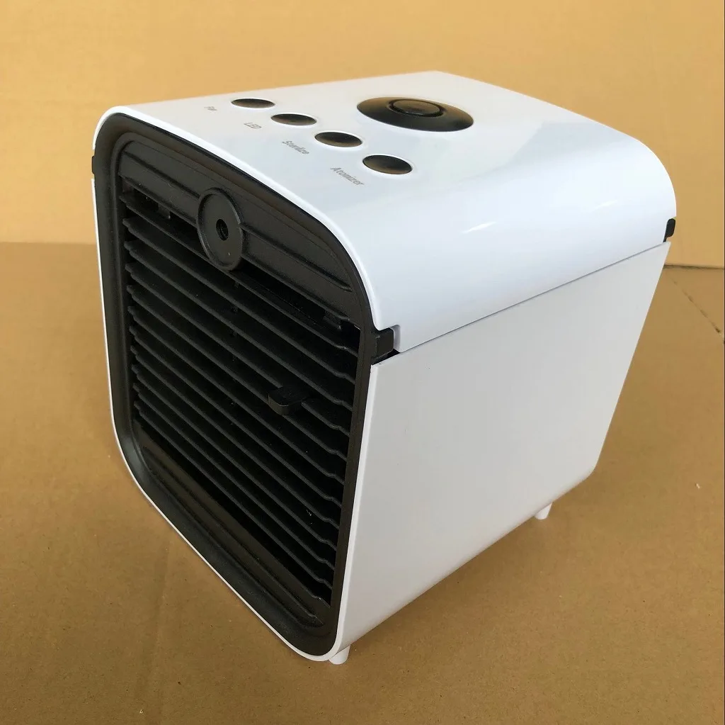 7.5W New Electric Mini Car Energy Saving Rechargeable Cubic AC Conditioner Evaporative Aircooler Fan Water Air Cooler