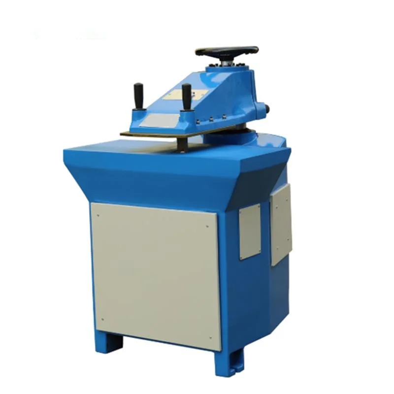 
China supplier shoe making machine hydraulic swing arm rubber cutting machine 