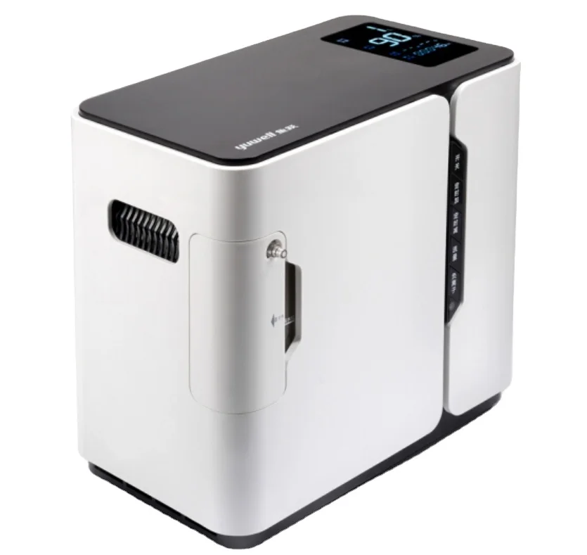 portable 1-7L Adjustable Negative oxygen ion function superior quality vehicle mobile High capacity oxygen concentrator