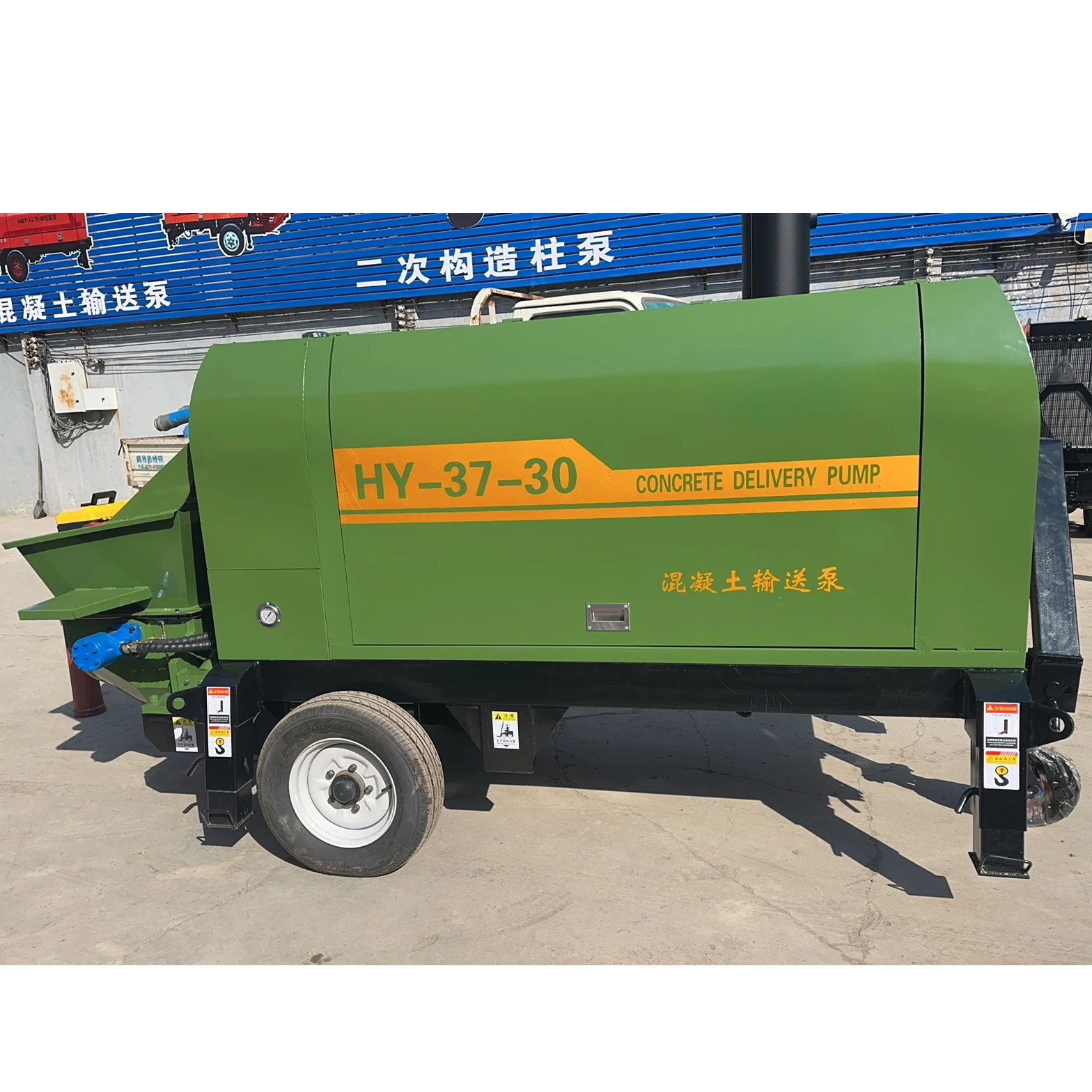 Concrete Conveyor Pump Concrete Pump 60m Automatic Concrete Mixer With Pumps