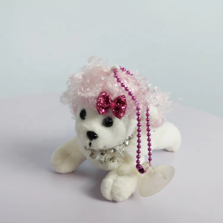 Birthday gifts mini soft kitten and puppy plush toy with handbag for girls