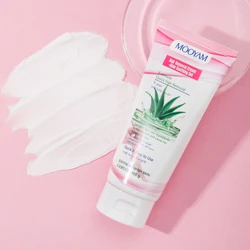 Крем для удаления волос с натуральным алоэ от собственного бренда, крем для лица, тела, рук, ног, живота для женщин и мужчин, питательный нежный крем для удаления волос