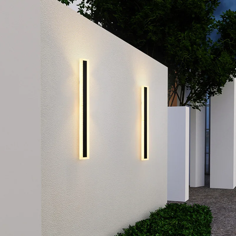 BOKUN High Quality Villa Corridor Lighting Waterproof IP65 Linear Light Modern Outdoor LED Wall Lamp for Home