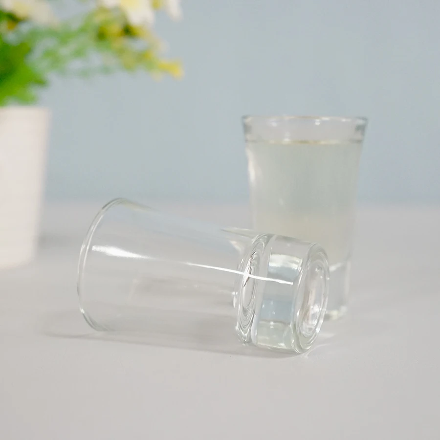 Souvenirs gift ideas 50ml 70ml flared vodka shot glass logo printed color box