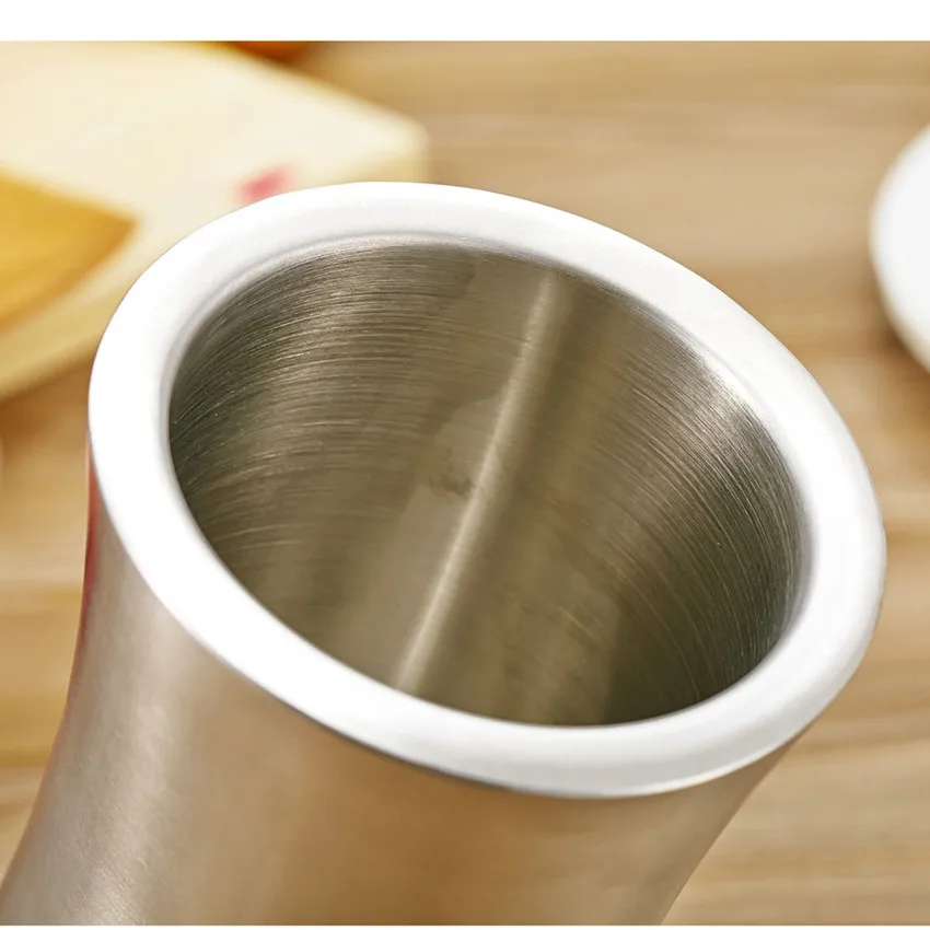 Double wall unique stainless steel prevent melting bar tool wine cool holder for beer beveragewine champagne cooler in