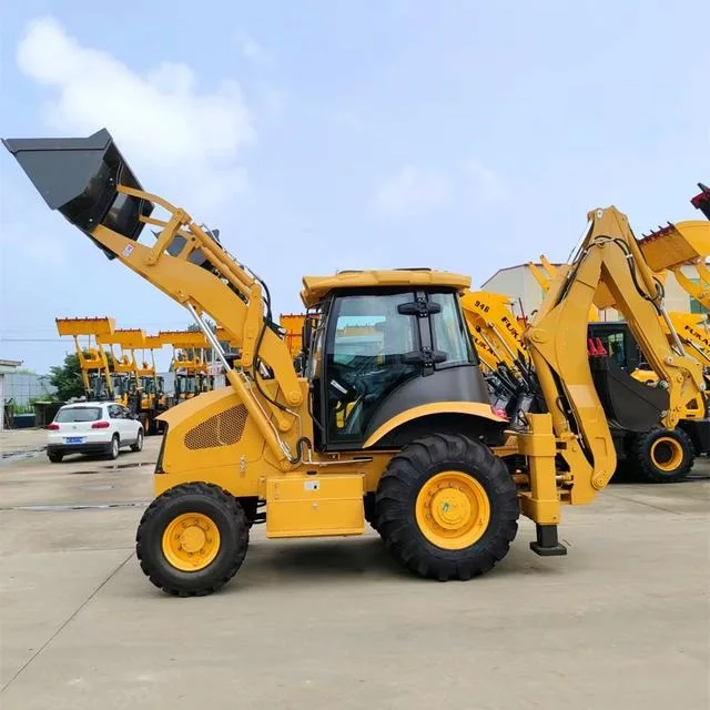 Compact size good price Backhoe Loader for earth moving