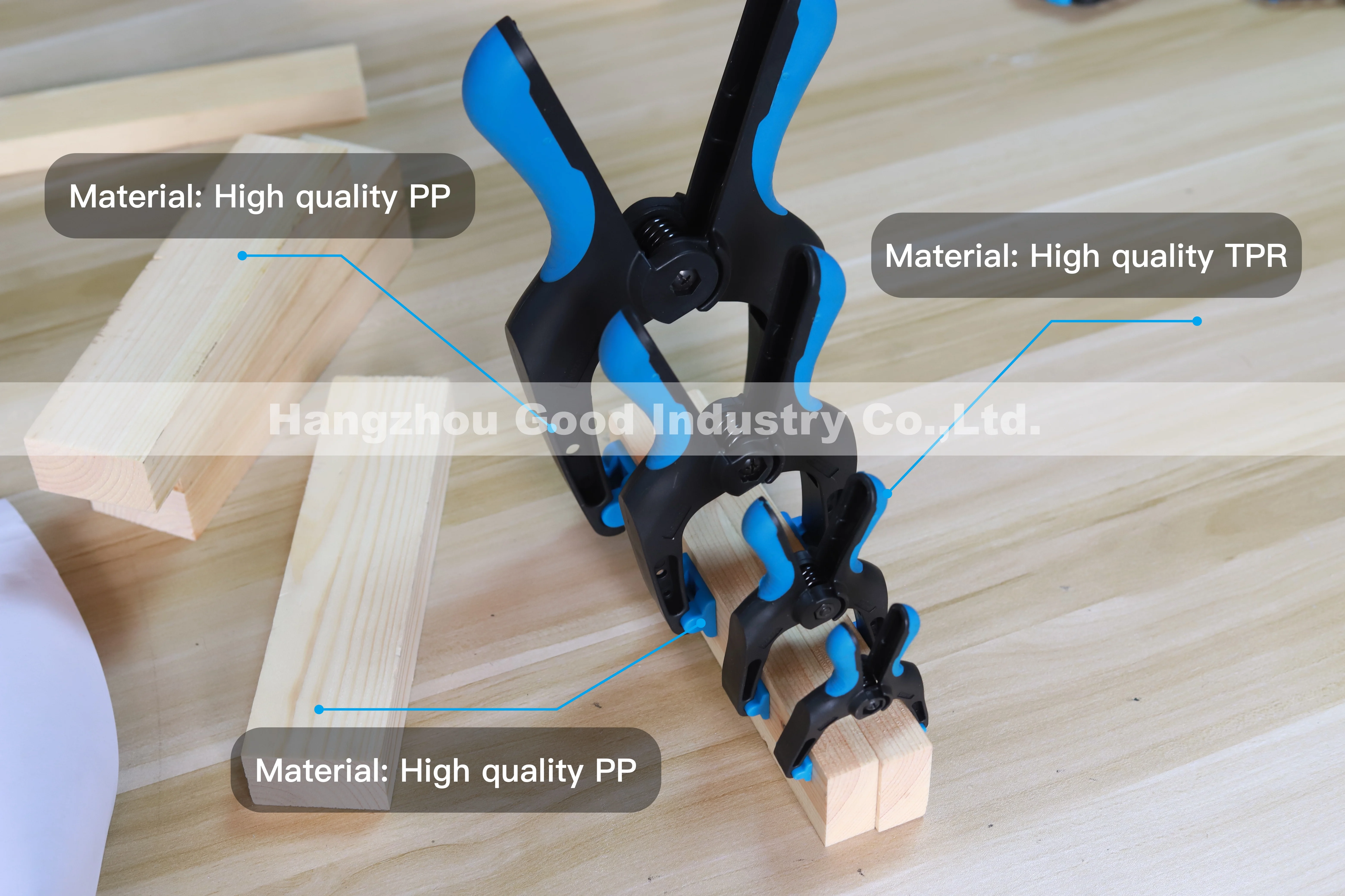 New Popular 3 inch Wood Working Clip Plastic DIY Clamp for Paper Photo/Video Studio Background