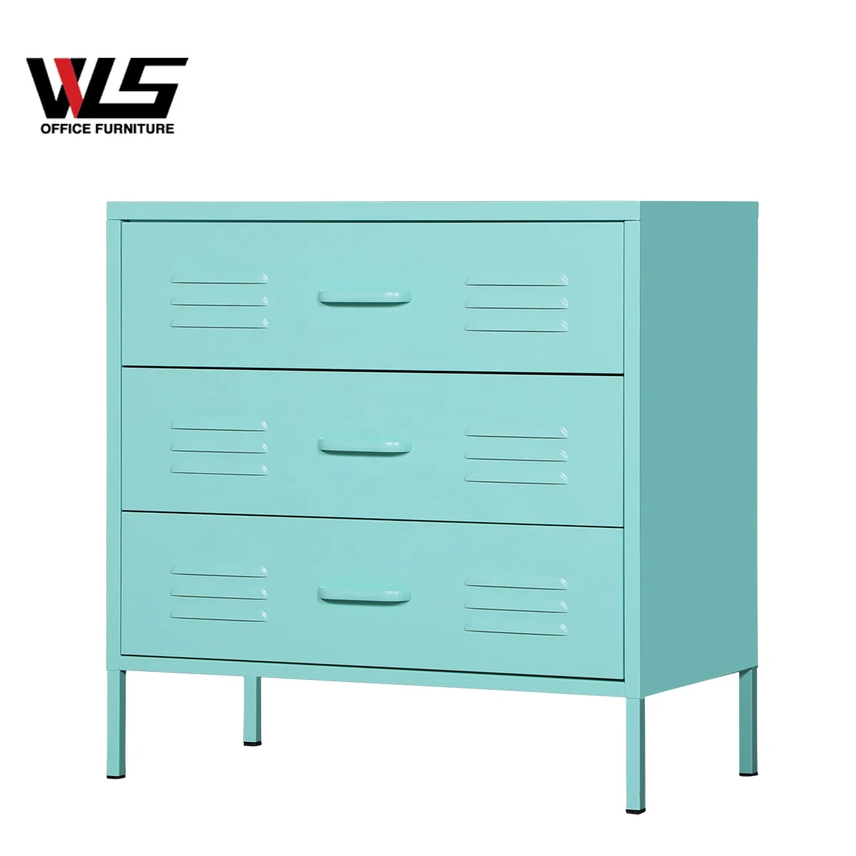 Home Furniture Antique Metal Chest of Drawer Storage Drawer Cabinet