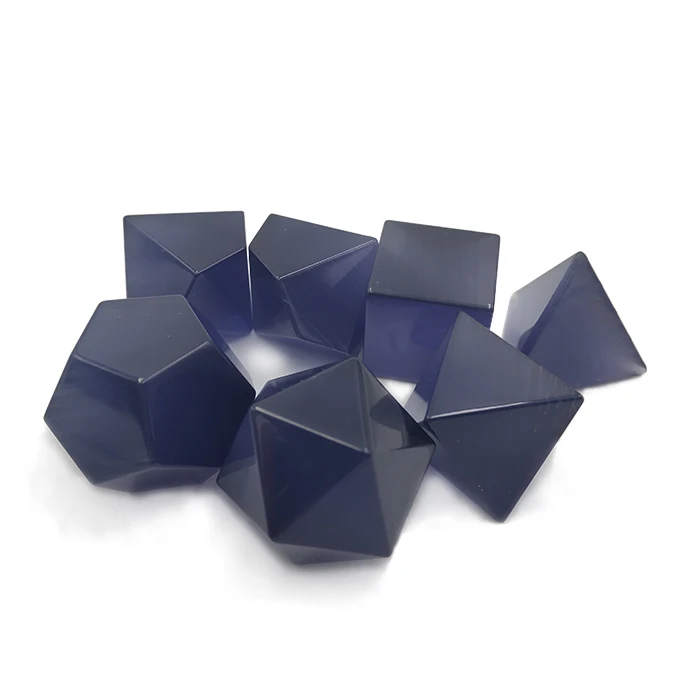Polyhedral green dice high quality Gemstone dice set  RPG board games wholesale