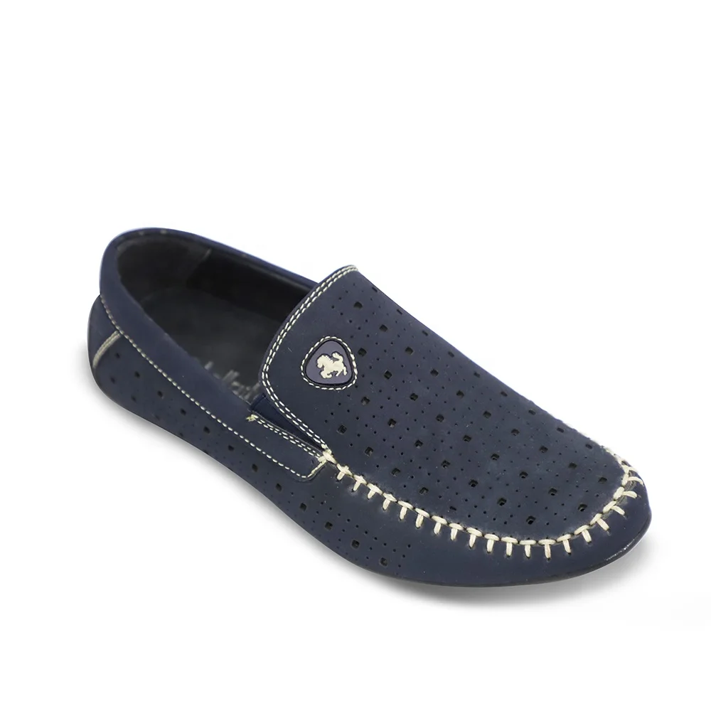 Пользовательские Фирменные повседневные Черные детские кожаные лоферы на плоской подошве для мальчиков