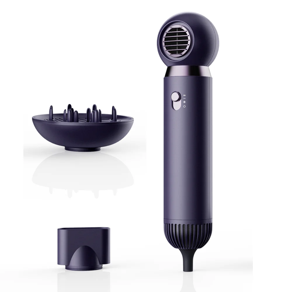 ABS Diffuser+Concentrator Nozzies Hot Selling Blow Dryer Suitable For All Hair Types Ionic Hair Dryer With 3 Levels