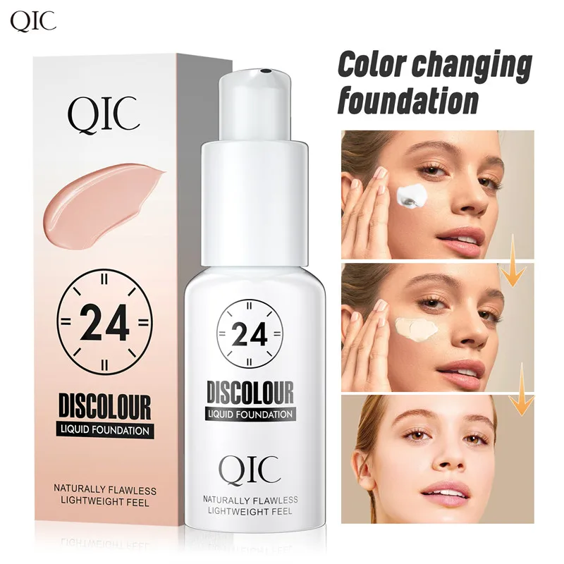 Liquid Foundation Hides Wrinkles & Lines Makeup Base Concealer Cover Moisturizing Fluid Matte Foundation