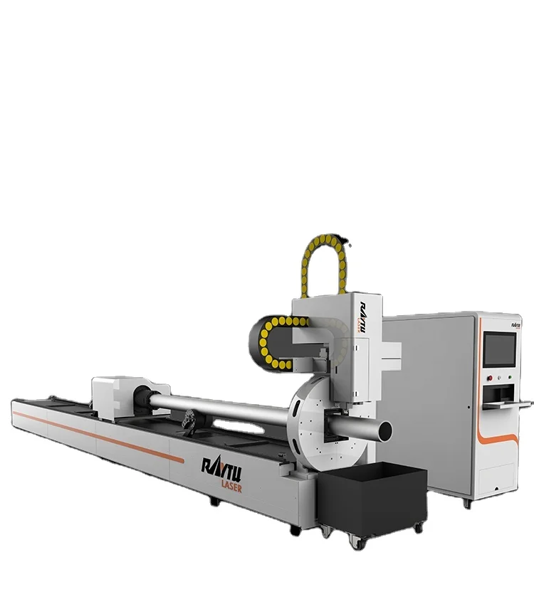Raytu Laser Professional 1500W 3000W 6000W Metal Tube and Pipe Laser Cutting Machine Hot Selling