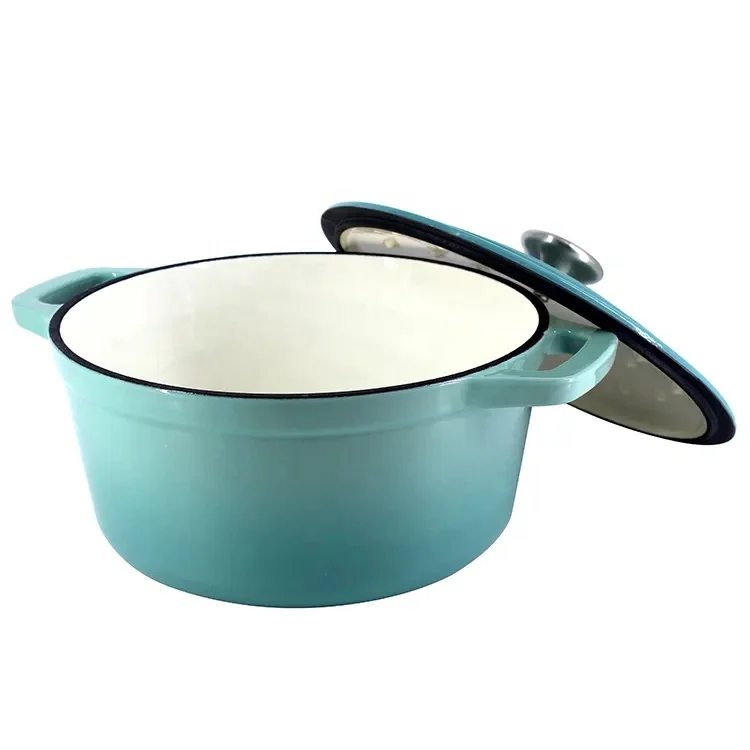 Hot Sale Non Stick Multi-Function Enameled Cast Iron Casserole/Dutch Oven with Lid Cast Iron Cookware Set