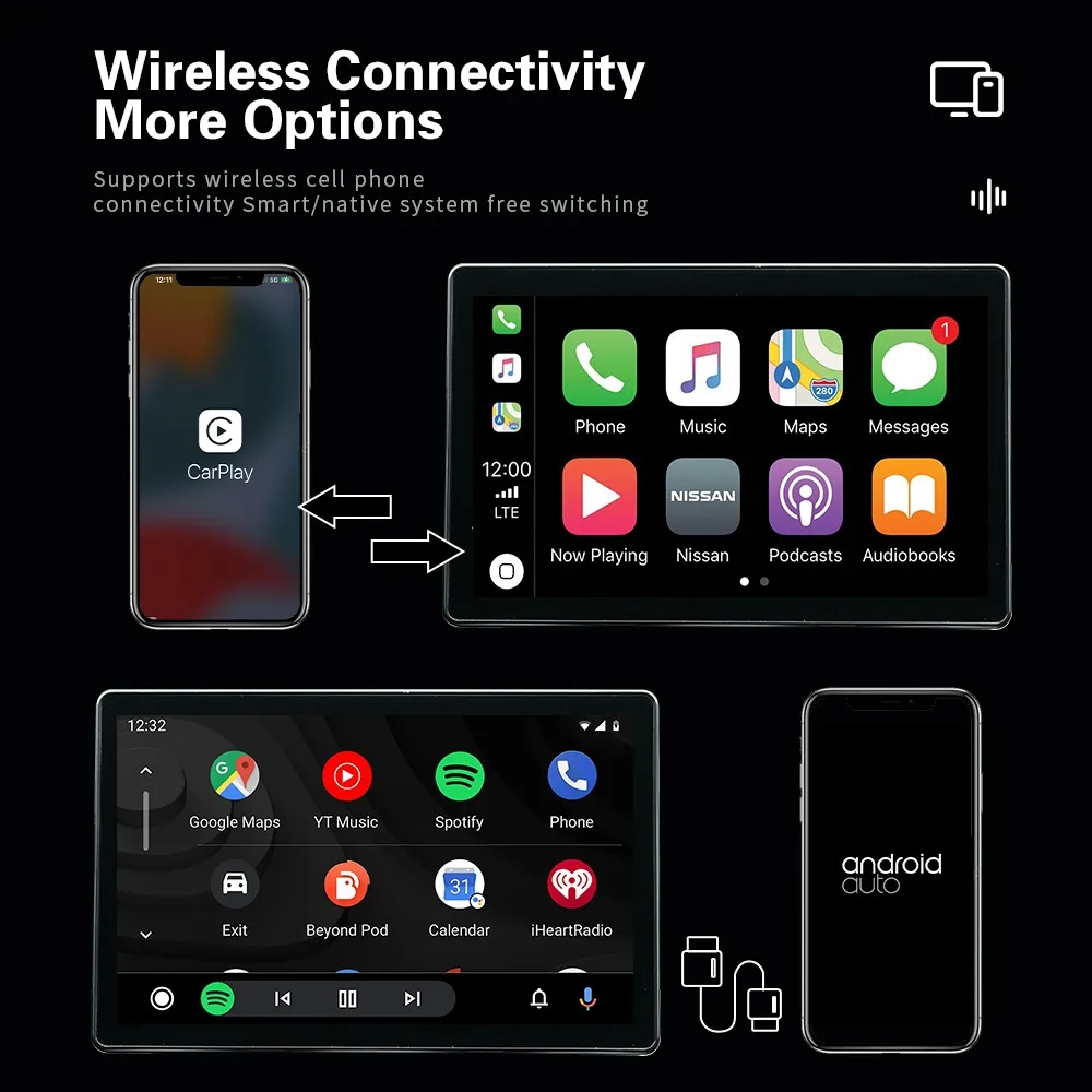 11.9 Inch Octa Core Android12 Car Multimedia Player W204 W205 W211 W212 X253 V Class 2015-2018 2K Screen Aux Auto
