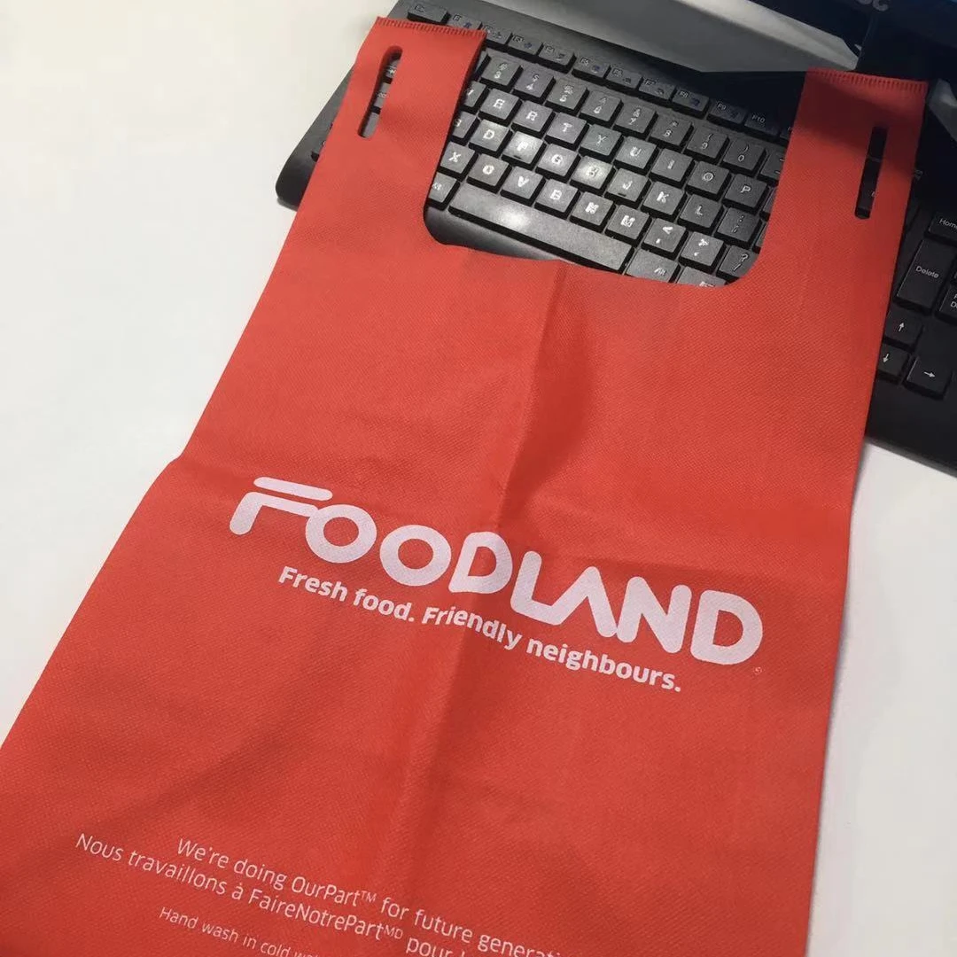 
Custom Logo Printed Reusable Foldable Non Woven Tote Shopping Bag 