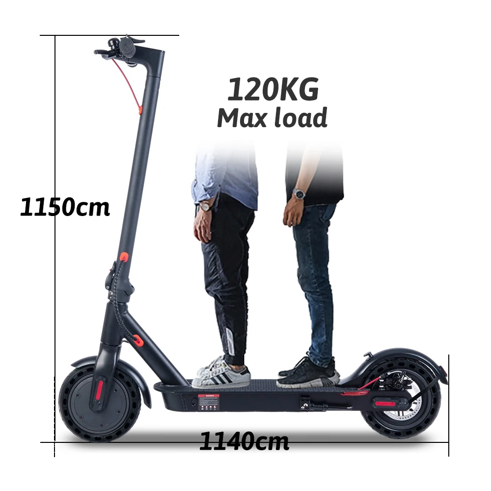 electric scooter china warehouse  adult scooter E9pro motor 350W  8.5 Inch with 7.5AH battery  foldable e scooter dropshipping