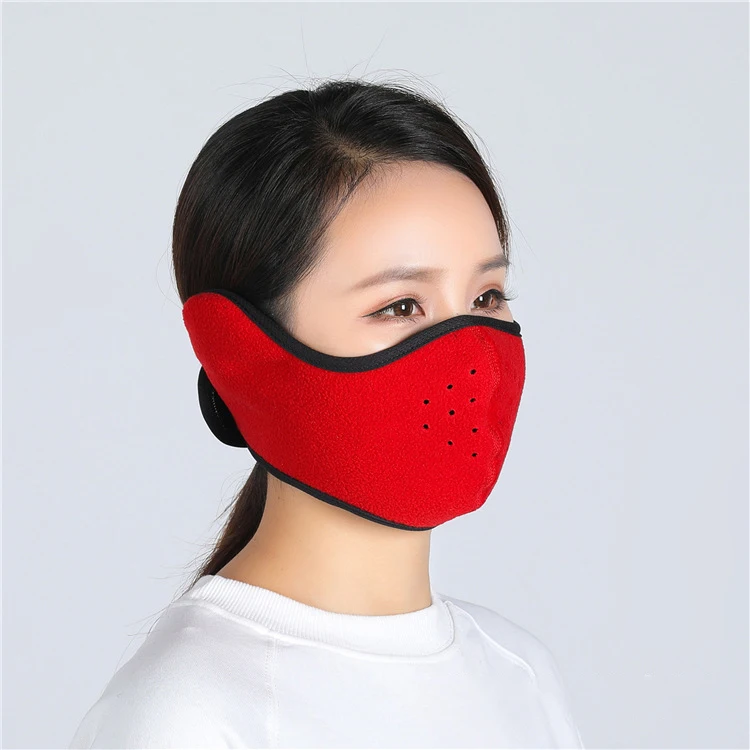 Windproof Men Women Skiing Snowboarding Motorcycling  Half Face Mask Winter Outdoor Sports Highly Breathable Balaclava Ski Mask