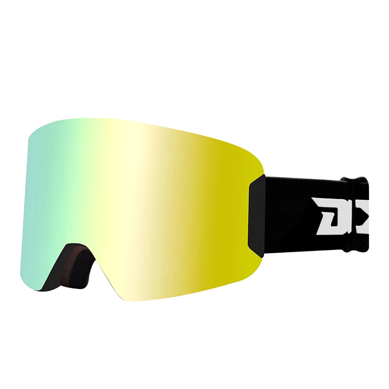DEX Ski Goggles Manufacturer OEM Custom removable lens Anti-Fog Googles Snowboard Glasses Ski Snow Goggles