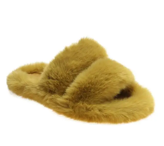 2021 г. модные пушистые зимние теплые плюшевые женские домашние тапочки Flauschige hausпотанки