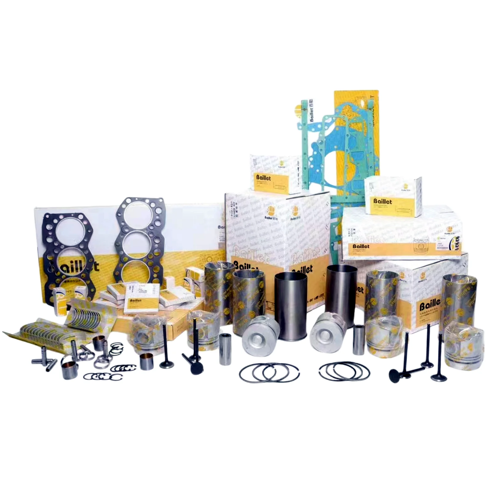 Baillet Head Gasket Excavator Completely Repairing Set Full Gasket Kit Construction Machinery Engine Parts Liner Kit